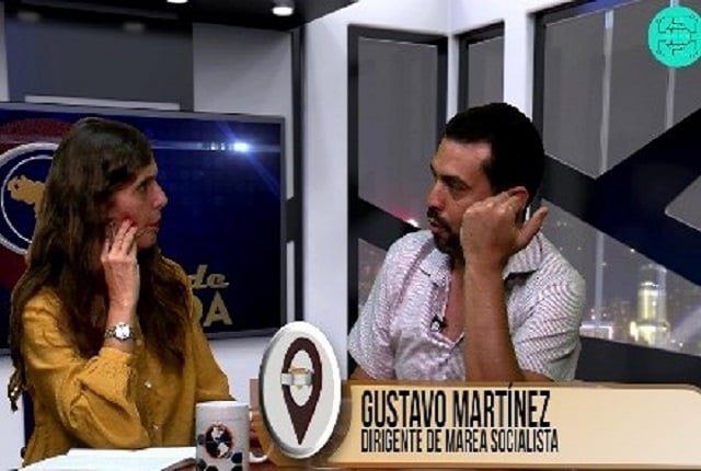 Vanessa Davies (Punto de Partida, por Punto de Corte) entrevista a Gustavo Martínez, de Marea Socialista