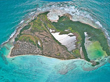 La isla La Tortuga.