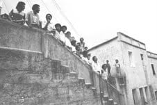Grupo Madera en el Barrio Marín, 1977