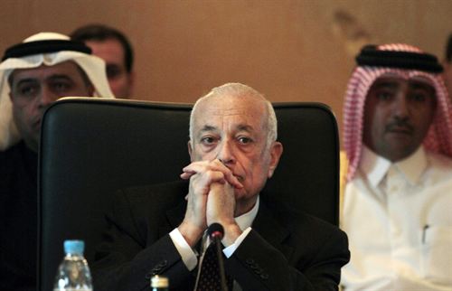 El secretario general de la Liga Arabe, Nabil El Araby