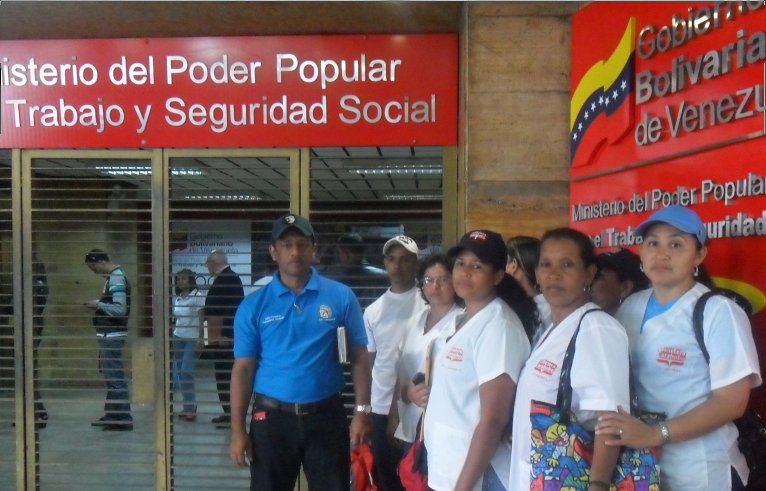 Trabajadores carabobeños asistieron al MIPPTRASS en Caracas