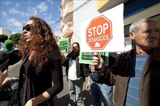 Protestas por los desalojos en España