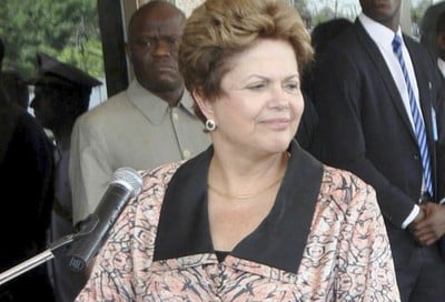Dilma Rousseff, presidenta de Brasil