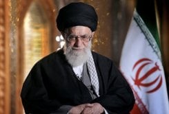 El ayatolá Ali Jamenei en su discurso a la nación ayer