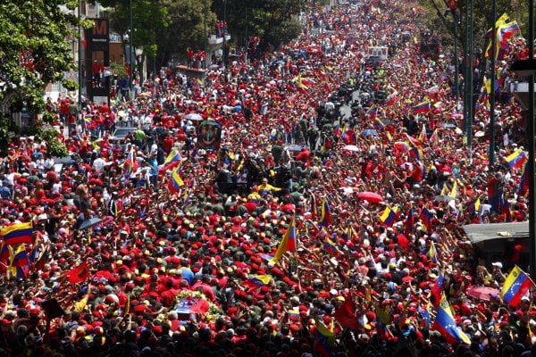 Homenaje póstumo a Chávez
