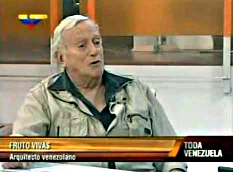 El conocido arquitecto venezolano Fruto Vivas