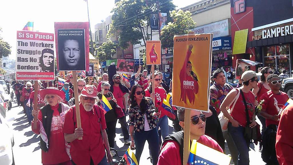 Marcha en San Francisco "Hasta Siempre, Comandante Chávez"