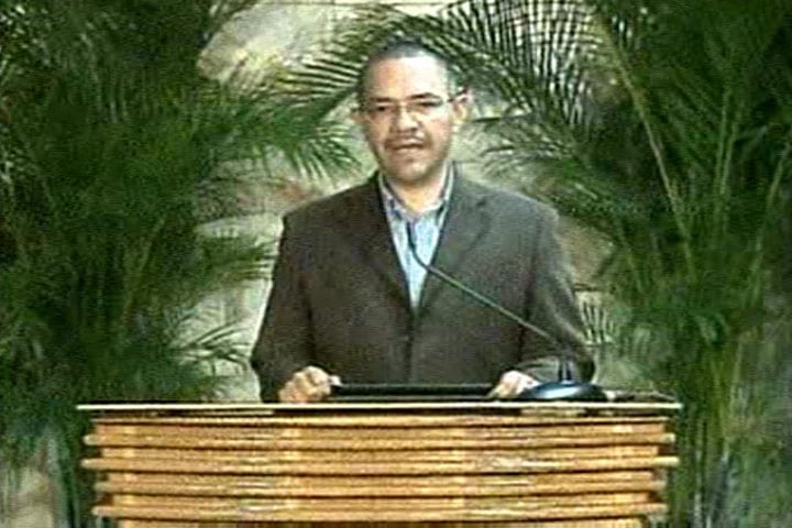 El ministro Ernesto Villegas