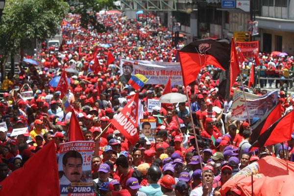 Clase obrera resteada con Maduro