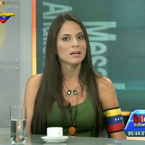 La periodista deportiva Daniela Rivas
