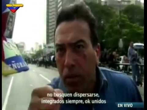 El general retirado Antonio Rivero participa en video obtenido en allanamiento, se pudo observar como organizaba a los manifestantes para enfrentarse a los organismos de orden público