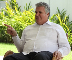 El embajador andino en Caracas, Leonardo Arízaga