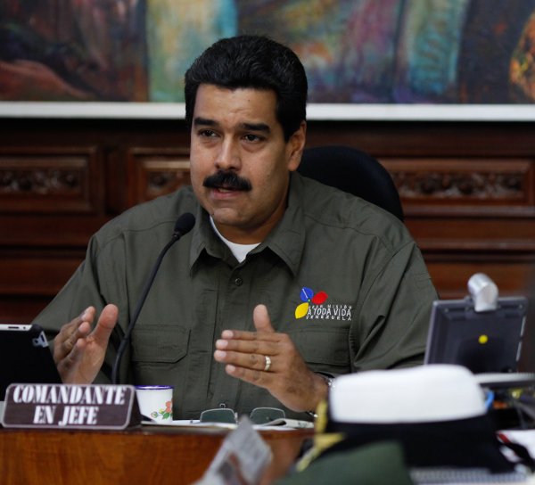 Presidente Maduro desde la sala situacional del Plan Patria Segura