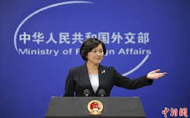 Vocera del Ministerio de Relaciones Exteriores de China, Hua Chunying