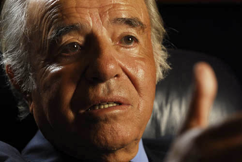El expresidente de Argentina, Carlos Menem