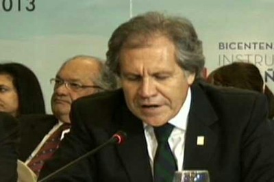 El canciller de Uruguay, Luis Almagro