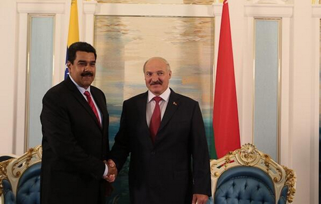 Presidentes Maduro y Lukashenko