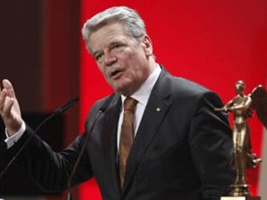 El presidente alemán, Joachim Gauck
