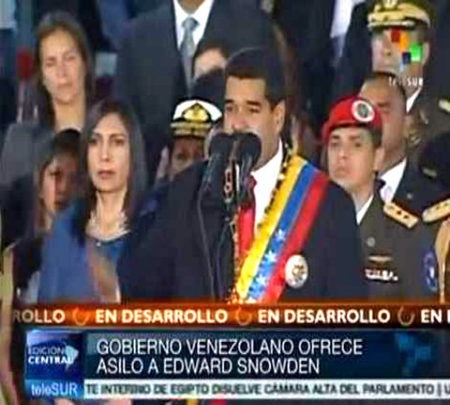 Presidente Maduro anuncií asilo a Edward Snowden