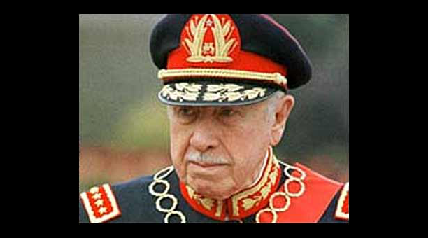 El dictador militar chileno de Augusto Pinochet