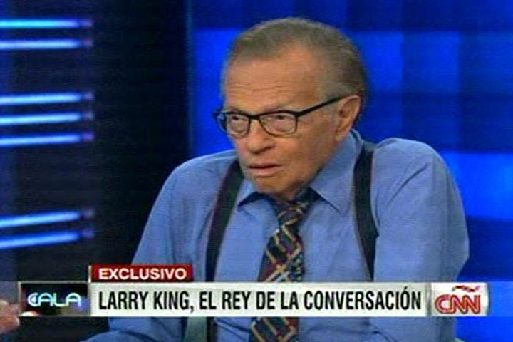 El periodista estadounidense, Larry King