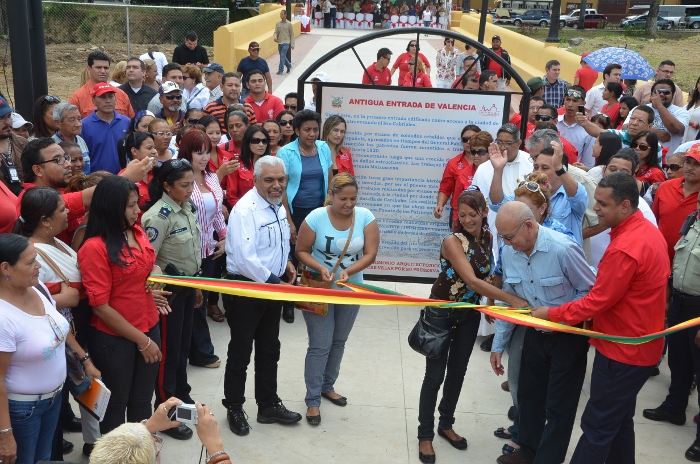 Alcalde bolivariano de Valencia Edgardo Parra inauguró la rehabilitación del histórico Puente Morillo