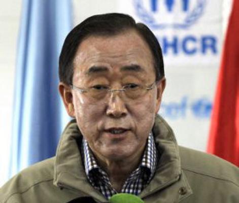 El secretario general de Naciones Unidas, Ban Ki-moon