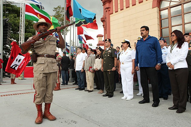 Presidente Maduro el 5 de septiembre de 2013 en el Cuartel de la Montaña
