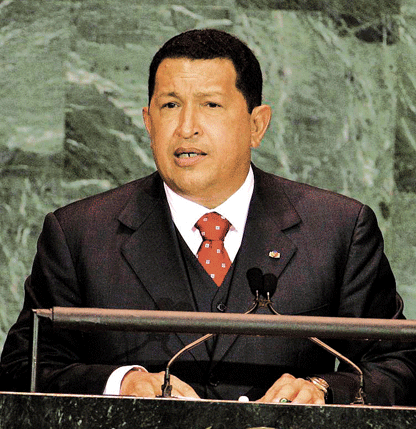 Presidente Chávez en la ONU