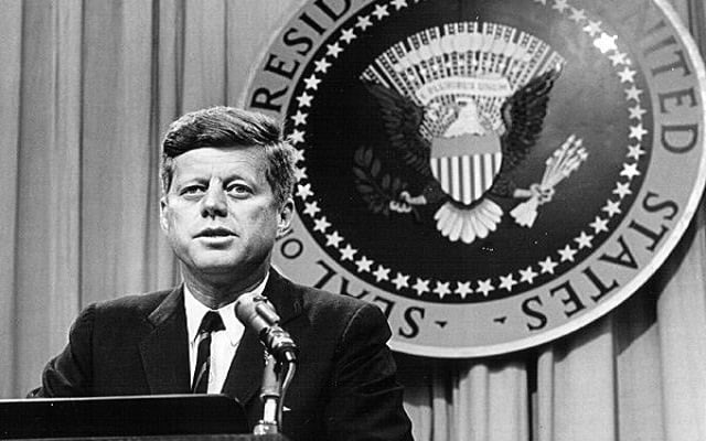 El asesinado ex presidente de EEUU, John F. Kennedy