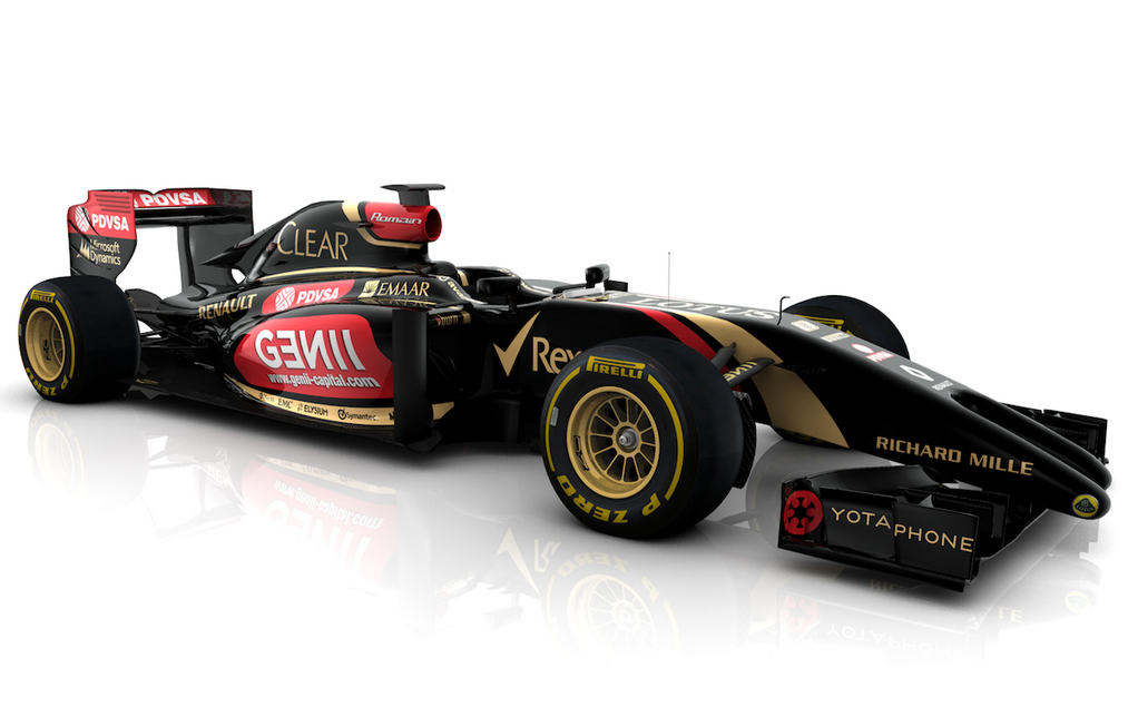 Lotus F1 sorprendió a muchos al revelar imágenes computarizadas de su bólido E22 de trompa múltiple, con el cual Pastor Maldonado buscará figurar entre los punteros.