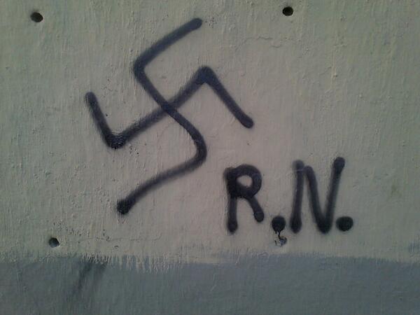 El símbolo nazi en Caracas
