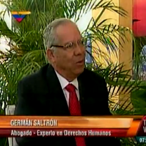 Representante de Venezuela ante los organismos en materia de Derechos Humanos, Germán Saltrón.
