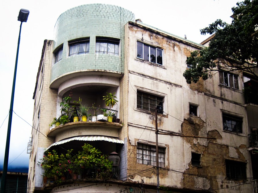 Edificio viejo en Caracas