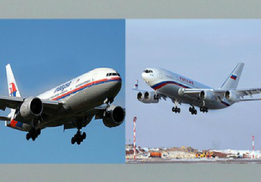 El contorno de ambas aeronaves se parece, las dimensiones lineales también son muy similares y en cuanto a la pintura del avión, a una distancia lo suficientemente grande, también es casi idéntica