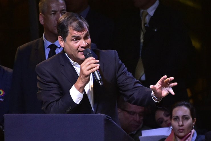 Presidente Correa, de Ecuador