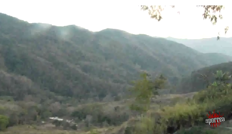 El paisaje es hermoso y pristino en los alrededores del Sobreancho de Tazón