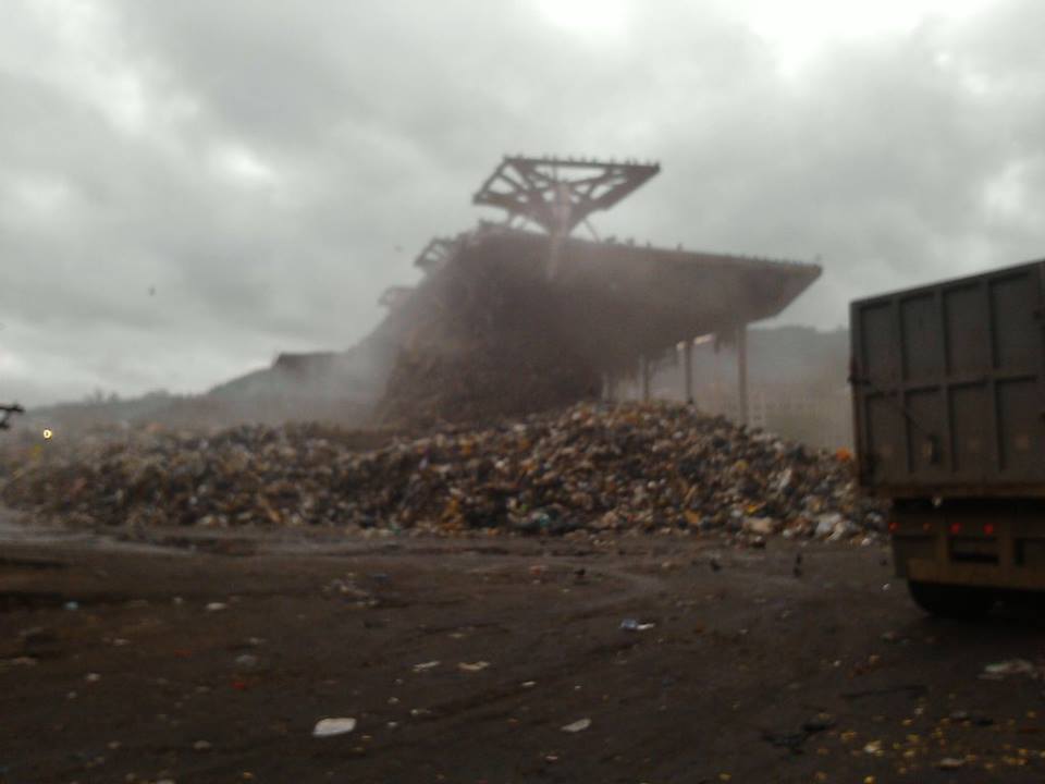 Este humo se mantuvo por una semana aproximadamente
