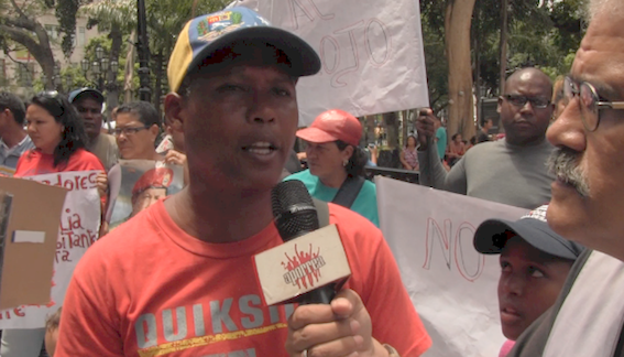 David Vargas, vocero de colectivo Brisas de Santa Cruz de la zona industrial Terrinca, de Guatire expuso los detalles del caso que los afecta.