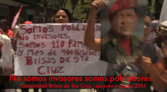 No somos invasores, somos pobladores