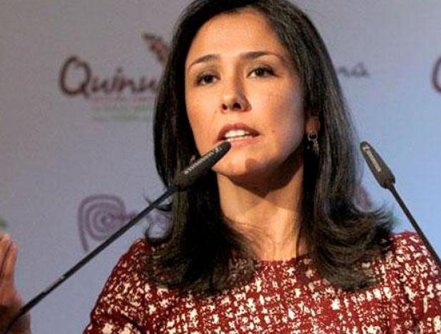 La Primera dama de Perú, Nadine Heredia.