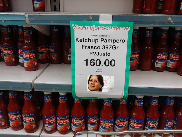 Lorenzo, que está en guerra aumentó la salsa de tomate a 160 bolivares, un 127 por ciento mas con respecto a su precio anterior que se ubico en 71 bolivares.