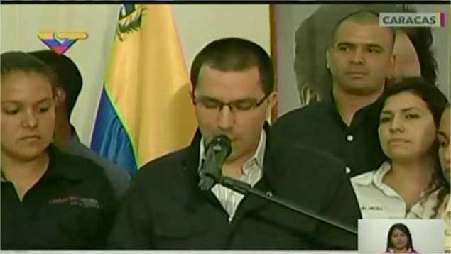 El vicepresidente Ejecutivo de la República, Jorge Arreaza