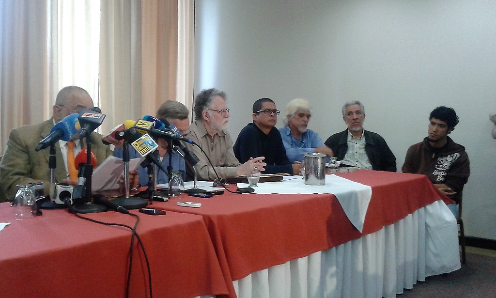 Freddy Gutiérrez, Mosonyi, Edgardo Lander, Nícmer Evans, Santiago Arconada, Juan García y César Romero
