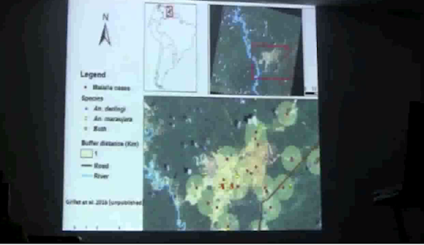Vista satelital de zona afectada en el estado Bolivar