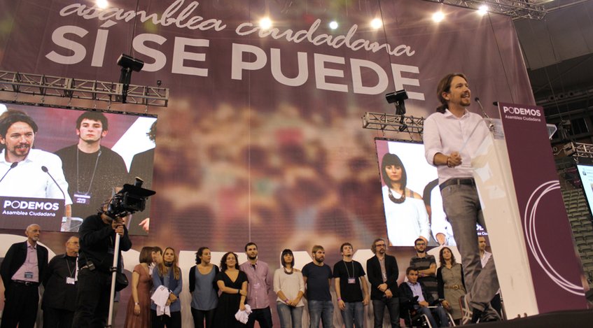 Pablo Iglesias, dirigente de Podemos