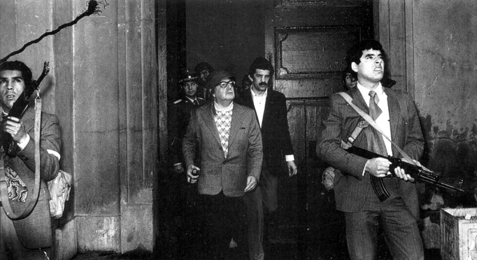 Salvador Allende en los últimos minutos de su vida