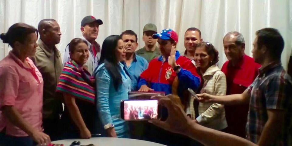 Juramentación de Edwin Rojas