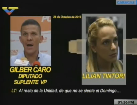 Diputado de VP detenido está vinculado con derechistas Lilian Tintori y Leopoldo López.