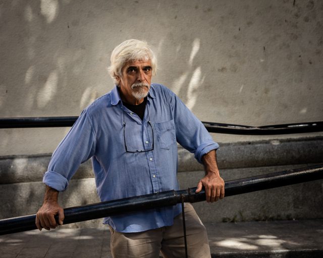 Santiago Arconada retratado Roberto Mata